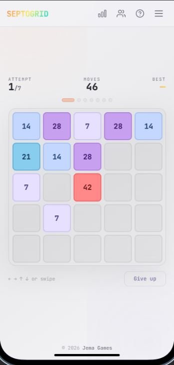 Septogrid screenshot